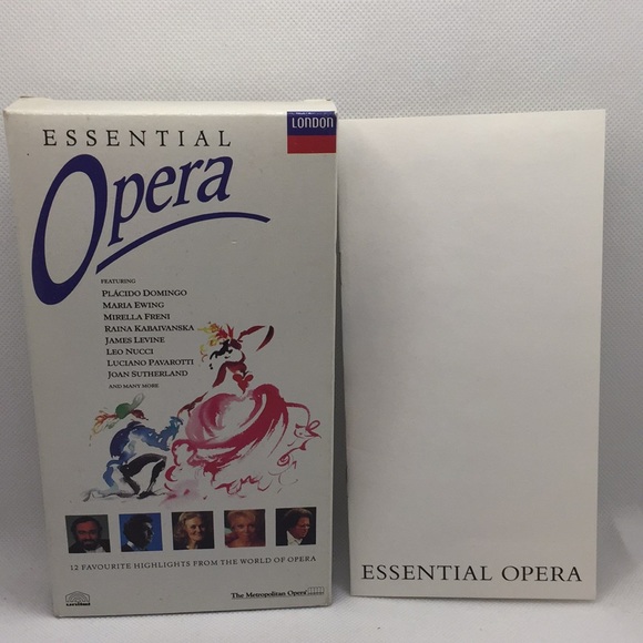 Essential Opera VHS Video with Booklet Musicals Broadway Performing Arts Vintage - Picture 9 of 9
